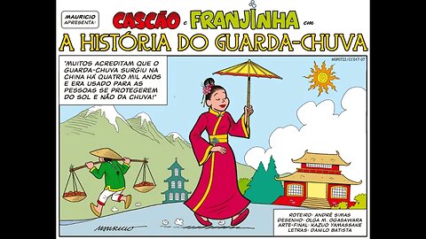 Cascão&Franjinha em-A história do guarda-chuva | Gibis do Rapha 2