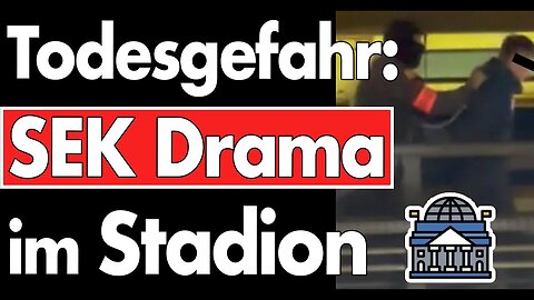 SEK Drama im Stadion. Die Details sind erschreckend. 53 Minuten Todesgefahr und niemand schreit auf!