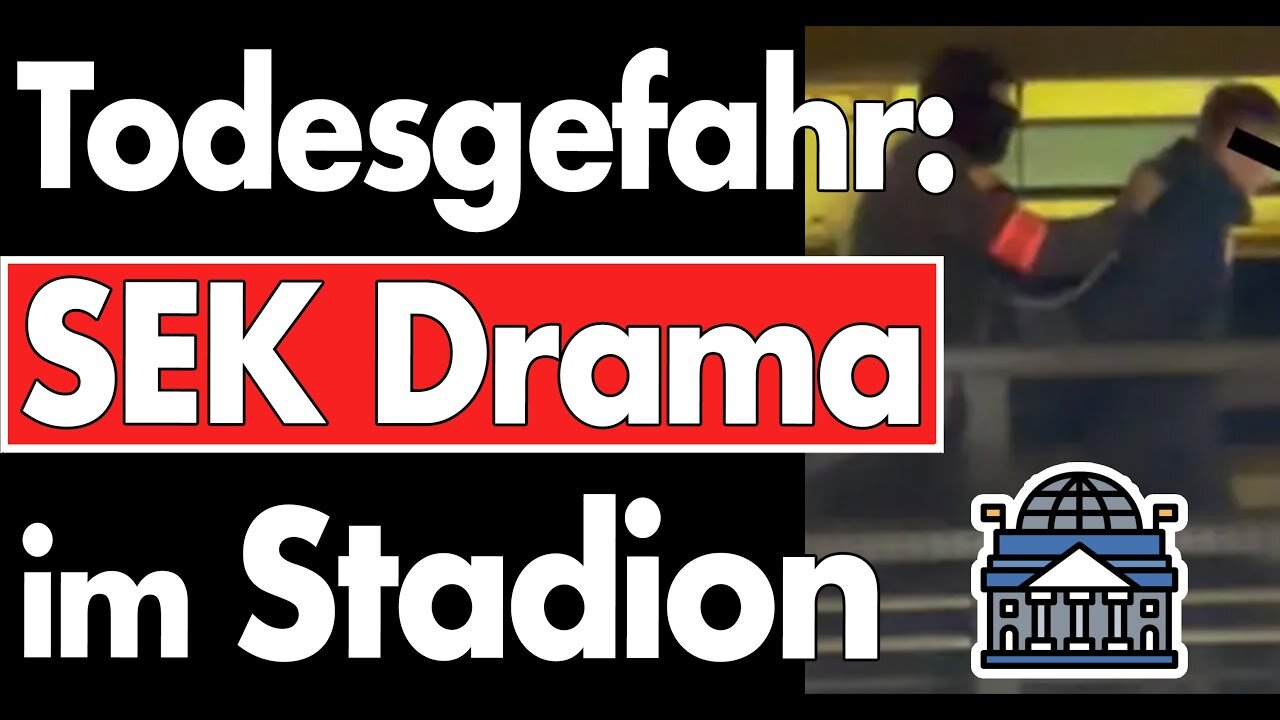 SEK Drama im Stadion. Die Details sind erschreckend. 53 Minuten Todesgefahr und niemand schreit auf!