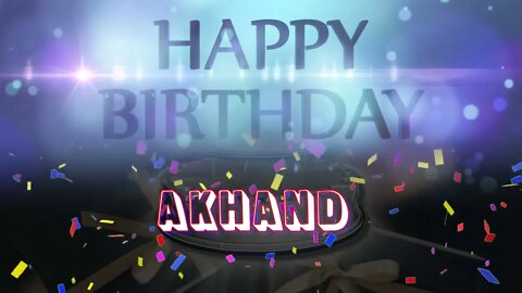 Wish you a very Happy Birthday Akhand from Birthday Bash