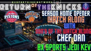 🏀Pistons vs Knicks LIVE🎙️️ 🍿WATCH-ALONG KNICK Follow Party /RETURN OF THE KNICKS PODCAST