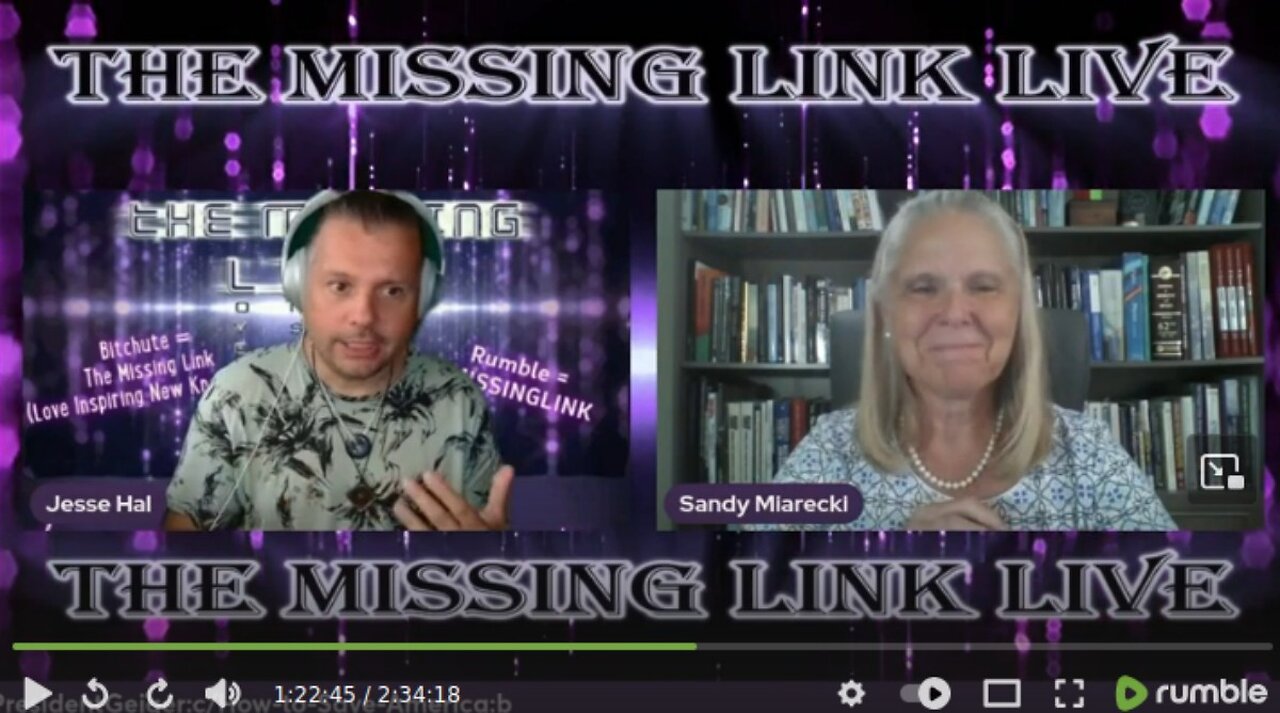 The Missing Link Lt Col Dr. Sandy Miarecki telling it all