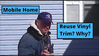 How and Why to reuse Vinyl Trim Mobile Home Skirting