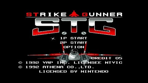 Strike Gunner S.T.G. Intro (SNES Version)