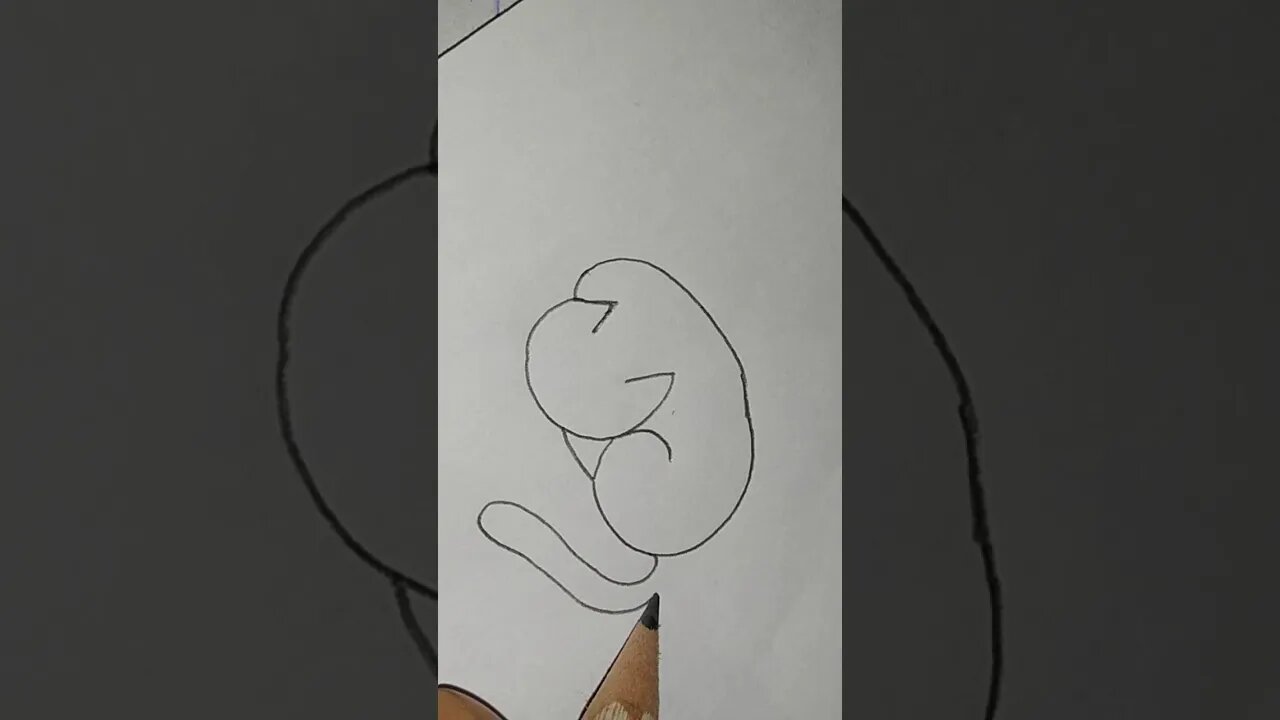 easy sketch through line || sketch video #shorts