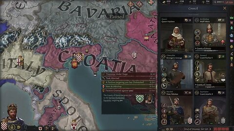 CRUSADER KINGS III - IL RE DI CROAZIA LUDWIG II DIVENTA SEMPRE PIU' POTENTE PARTE 3 DI 3