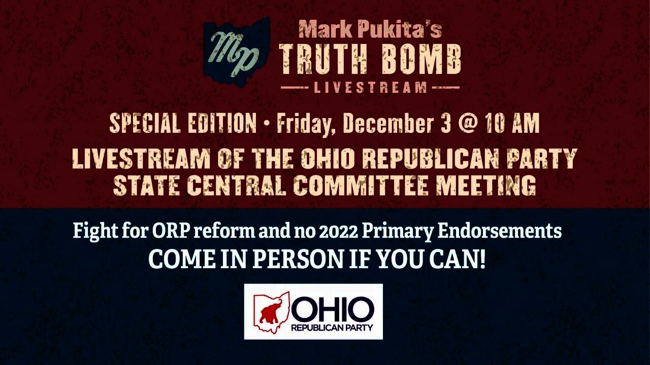 Truth Bomb from Ohio Republican Party (ORP) Meeting