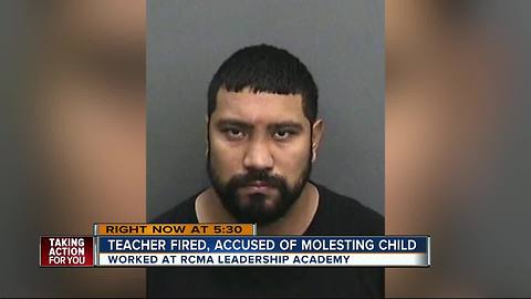 Hillsborough Co. teacher arrested for allegedly molesting 13-year-old in classroom