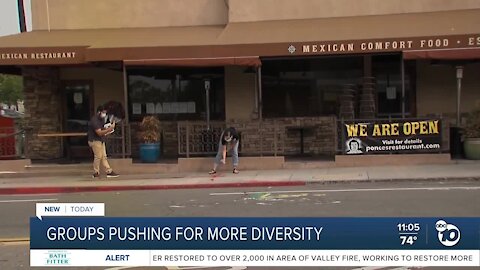 Groups pushing for more diversity