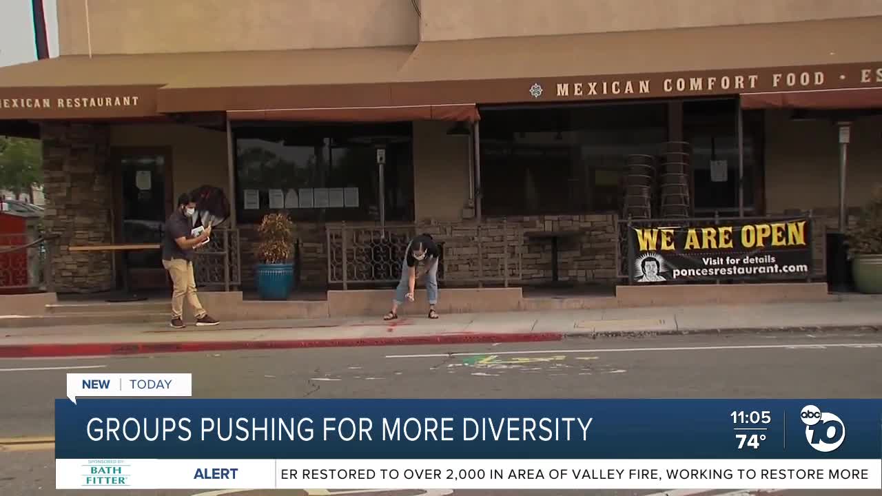 Groups pushing for more diversity