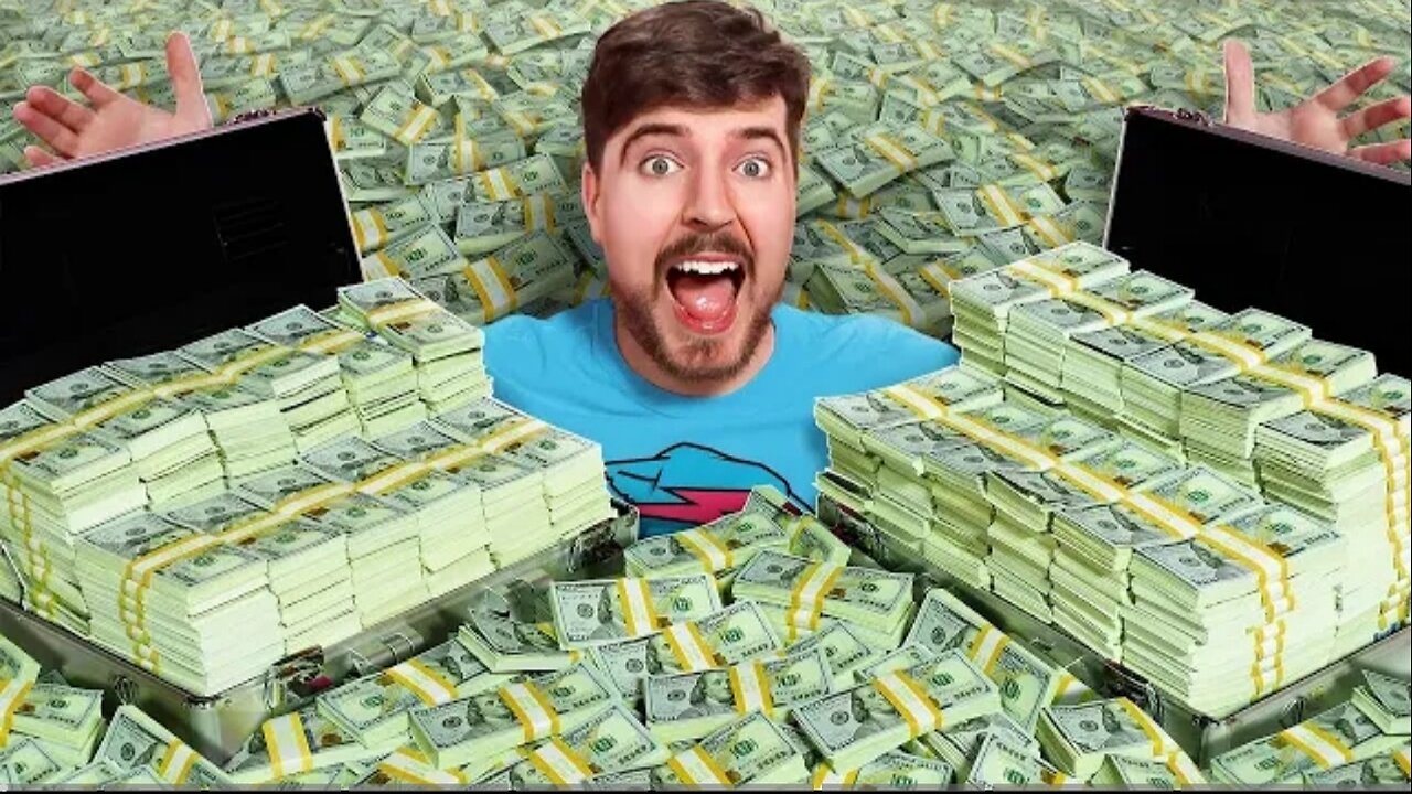 Mr Beast | If You Can Carry $1,000,000 You Keep It!