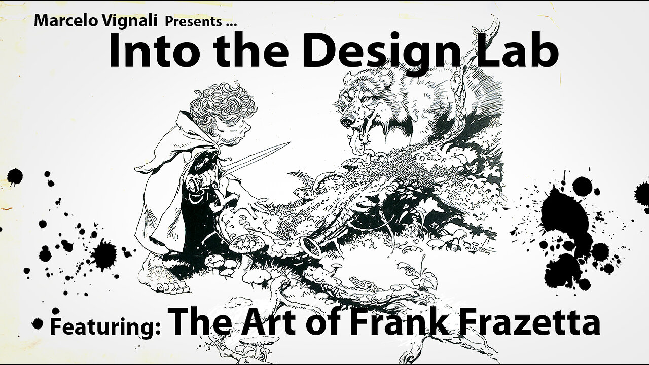 Marcelo Vignali: Into the Design Lab -- a Gumroad PREVIEW: Frazetta