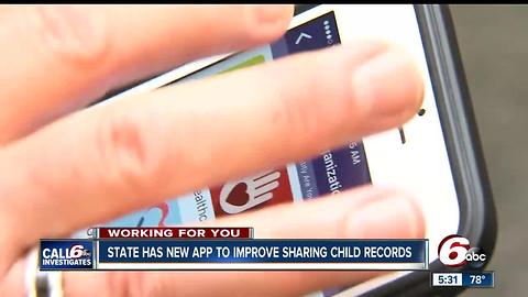 CALL 6: State launches app to improve sharing child records