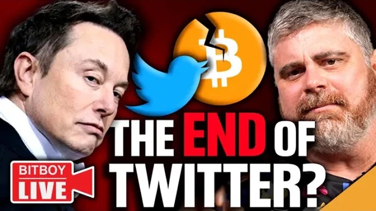 Bitcoin Support LOST! (Elon Leaves Twitter Behind)