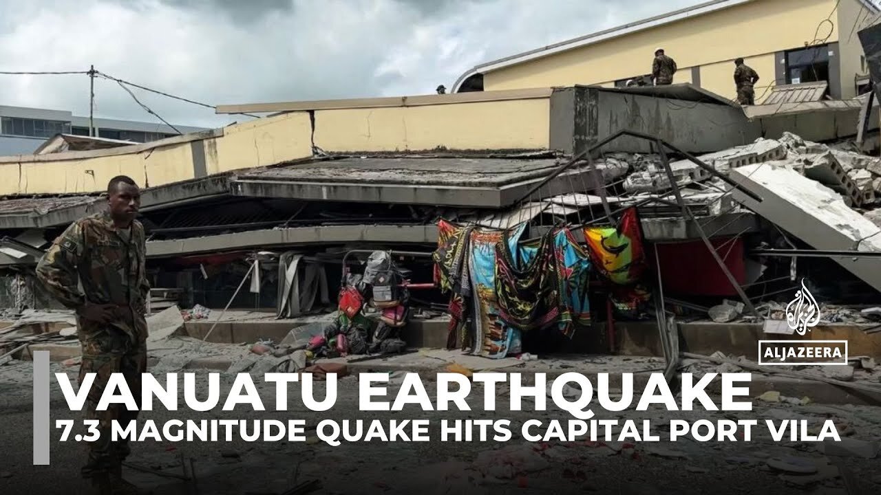 Powerful 7.4 magnitude earthquake hits Vanuatu causing widespread destruction