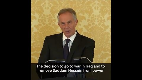 TONY BLAIR ON IRAQ WAR