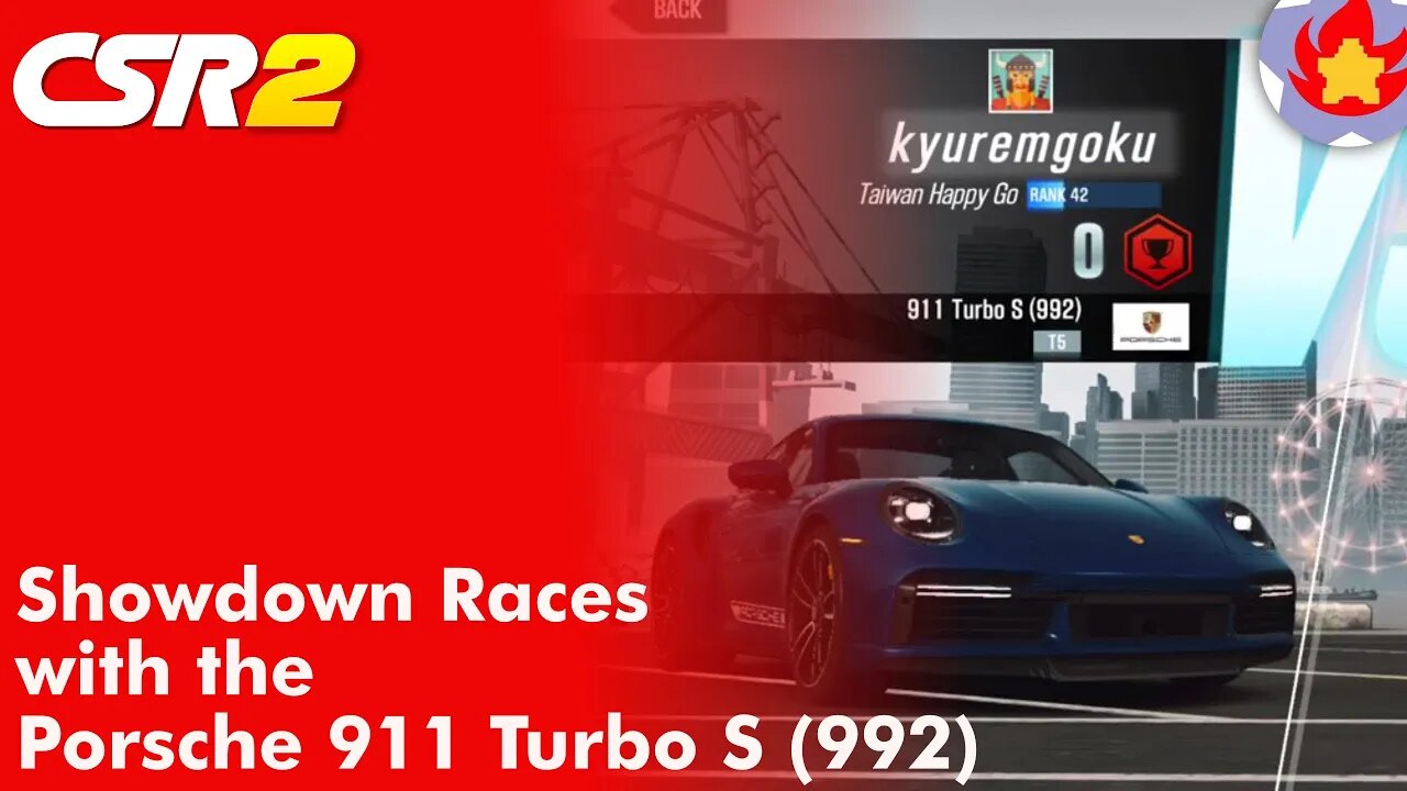 Showdown Races with the Porsche 911 Turbo S (992) | CSR Racing 2