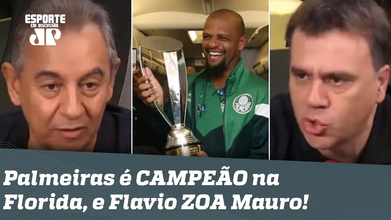O Palmeiras agora é BI MUNDIAL? Flavio Prado ZOA, e Mauro Beting REBATE!