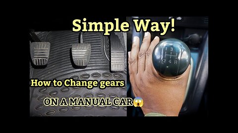 How to :Drive a MANUAL CAR || DRIVING LESSON