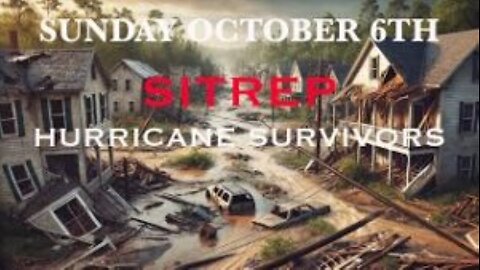 NEWS UPDATE - Hurricane Reports, Israel Going Nuclear & Daily SITREP - LIVE NEWS UPDATE