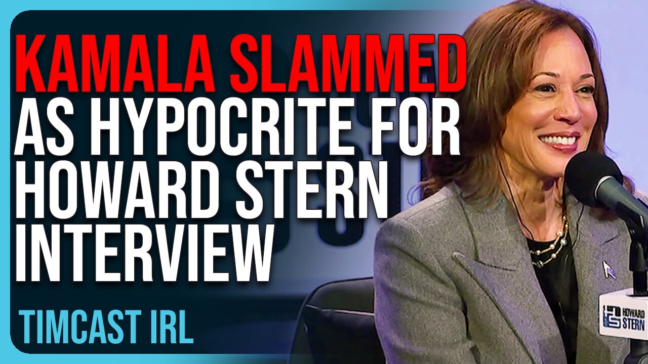 Kamala Harris SLAMMED As Hypocrite For Howard Stern Interview