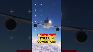 Gasit mort în avion