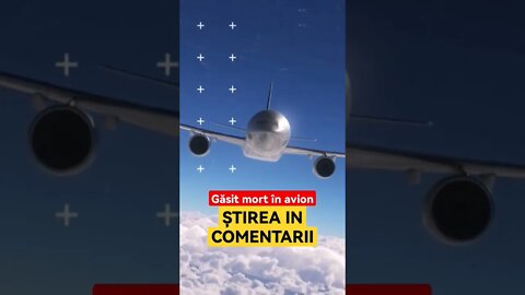 Gasit mort în avion