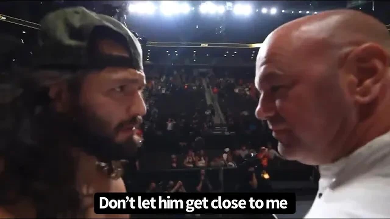 Jorge Masvidal VS Kamaru Usman final face off before UFC 261