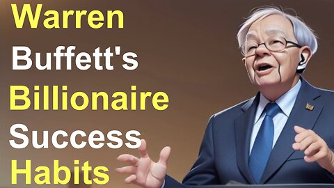 Warren Buffett's Billionaire Success Habits: A Guide to Wealth