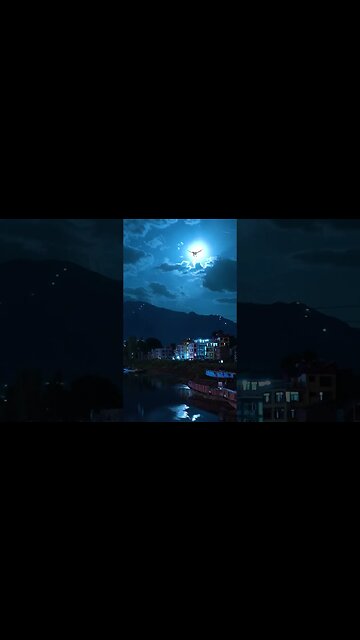 Pegasus spotted over Dal Lake Kashmir #shorts #pegasus