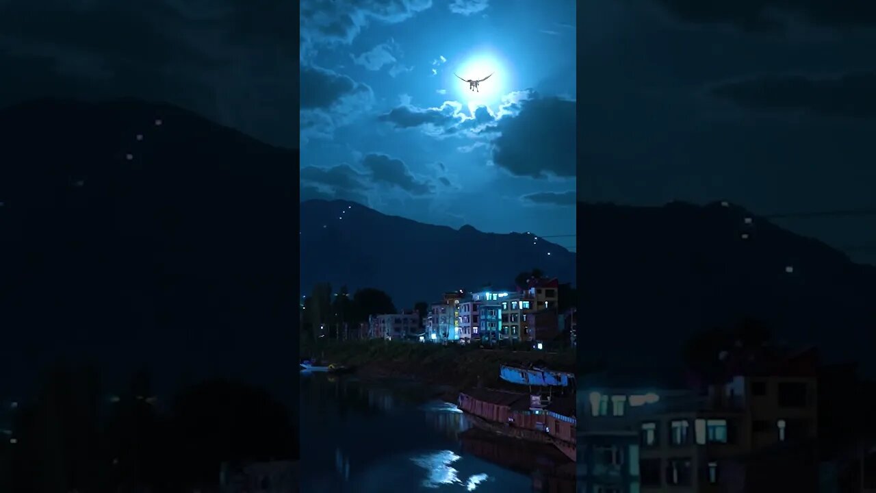 Pegasus spotted over Dal Lake Kashmir #shorts #pegasus