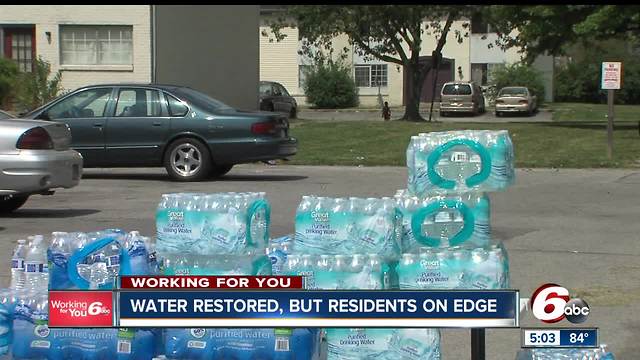 Loss of water at apartments on Indy's NE side called 'misunderstanding' by property manager