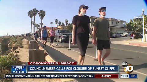 Councilmember calls for closure of Sunset Cliffs