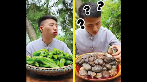 He complained about the food, and they prepared him the most natural food in the world