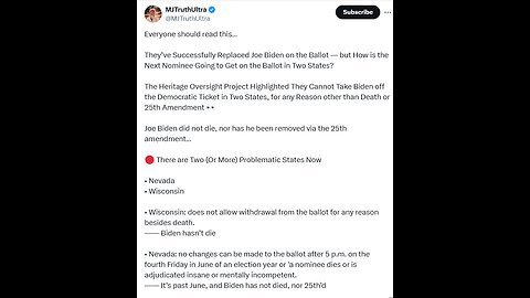 @TomFitton: Biden crisis update! Should Biden resign NOW from the presidency? 25th Amendment?