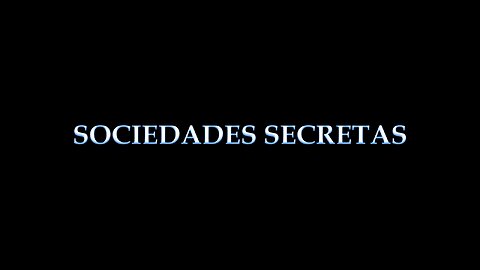 SOCIEDADES SECRETAS