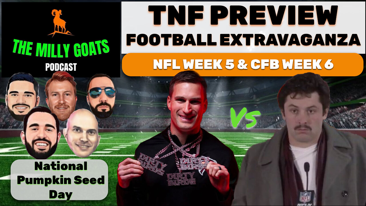 TNF Falcons & Bucs Preview, NFL Week 5 Look Ahead, College Football Trust Tree