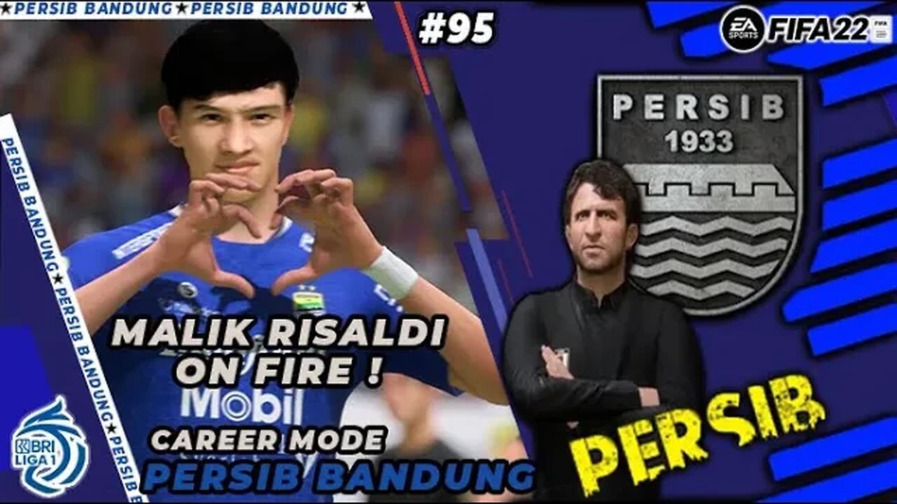 FIFA 22 CAREER MODE PERSIB | DERBY JABAR HUJAN GOL DI STADION GBLA MELAWAN PERSIKABO #95