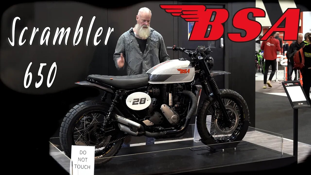 NEW BSA Scrambler 650! The Best Looking Modern Scrambler Motorbike IN THE WORLD! And BSA Goldstar!