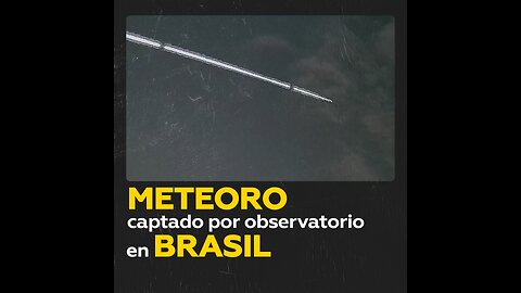 Un meteoro atraviesa el cielo de Porto Alegre en plena madrugada