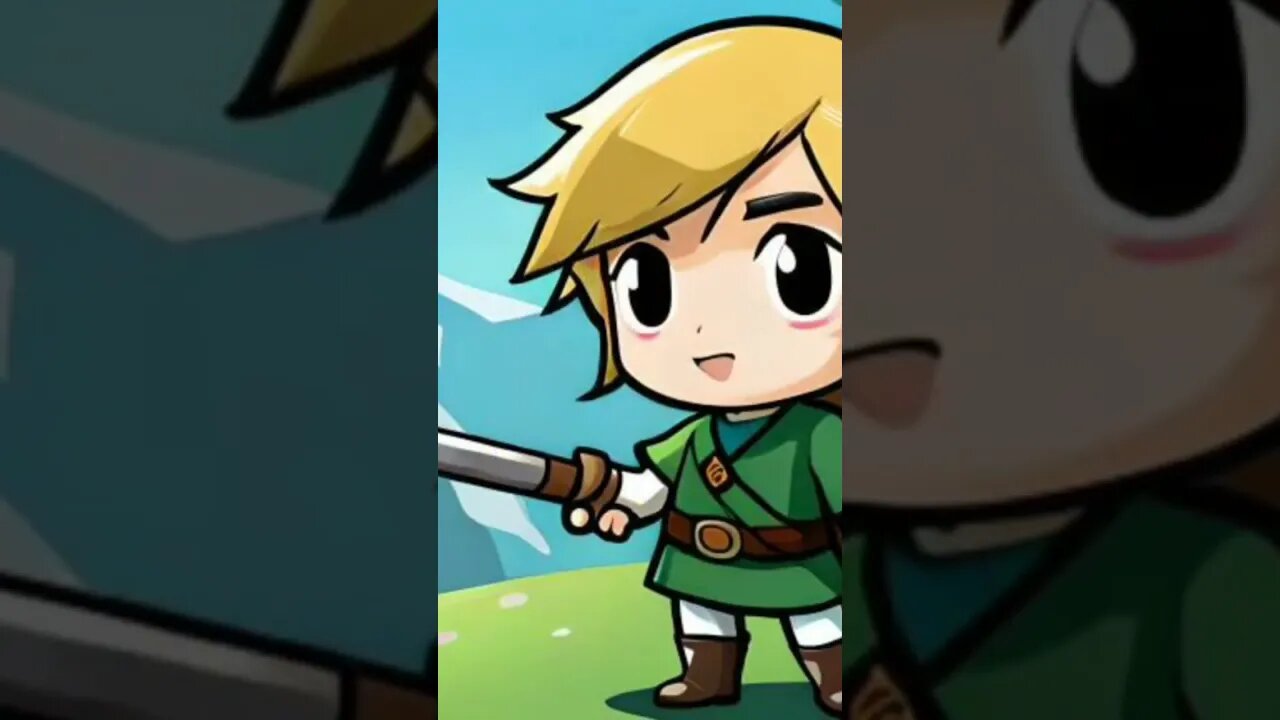 Kawaii Chibi Link The Legend of Zelda#shorts#shortvideos#legendofzelda #Link