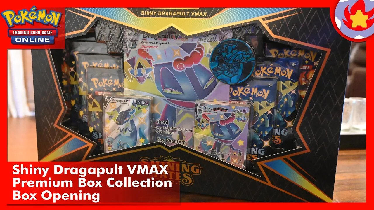 Shiny Dragapult VMAX Premium Collection Box Opening | Pokemon TCG