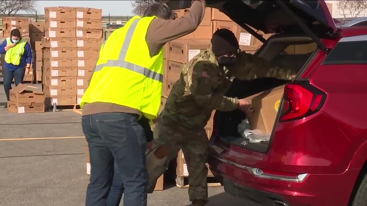 The Dow hit a record high. So did the Greater Cleveland Food Bank