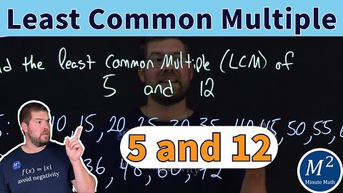 Calculating the Least Common Multiple of 5 and 12