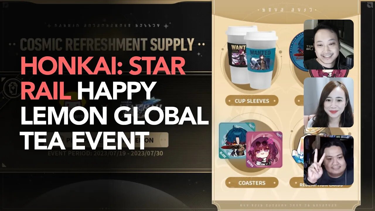 Honkai: Star Rail and Happy Lemon Global Tea Event