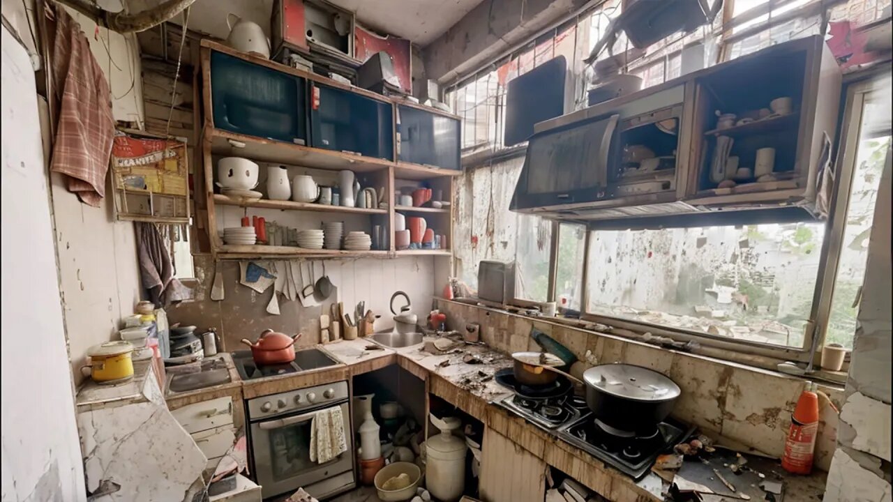 Abandoned houses ⁉️😱A house that hadn't been cleaned for ten years🤯| EXTREME CLEANING MOTIVATION 💪