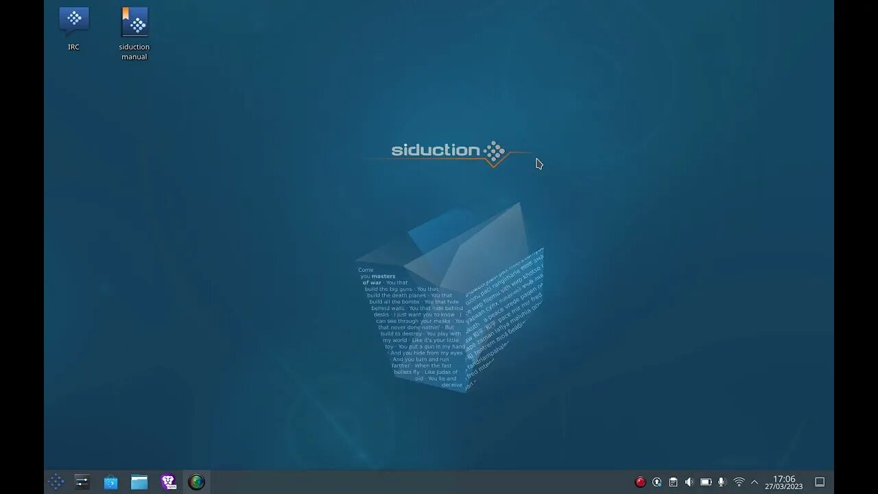 "Siduction"; the best KDE experience...?