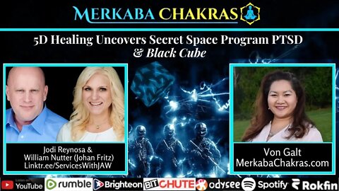 5D Healing to Uncover Secret Space Program PTSD w/Jodi Reynosa & Will Nutter: Merkaba Chakras #100