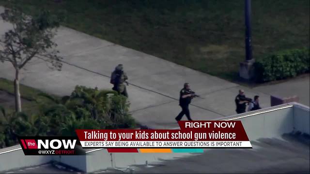 Talking to your kids about school gun violence