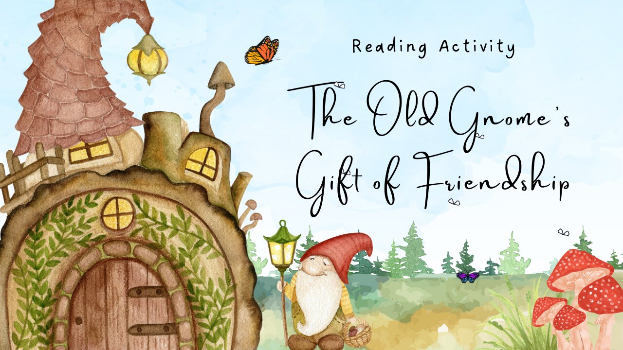 The Old Gnome's Gift of Friendship|Bedtime Stories for Kids in English | Fairy Tale|Reading Activity